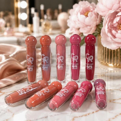 رژ لب مایع گلدن رز GOLDEN ROSE بافت نرم و بدون سرب